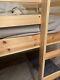 2ft6 Small Single, Caramel Wooden Bunk Bed And 2 Mattresses For Both Beds