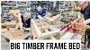 Building A Big Floating Timber Frame Bed