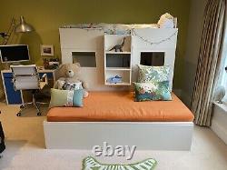 Bunk Bed with house and storage