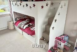Bunk beds with storage