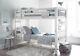 Europa America 2ft6 X 5ft3 Short Small Single White Wooden Shorty Bunk Bed