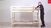 Flexa Classic Bunk Bed With Straight Ladder Assembly Instruction