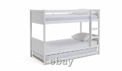 Habitat Detachable Bunk Bed with Trundle White