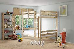 Heavy Duty Bunk Bed 3ft single solid pine Can be used by adults (EB11)