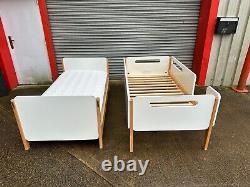 Made.com Linus Bunk Bed in White and Pine. RRP £499