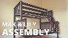 Max And Lily Twin Over Full Size Bunk Bed Frame Assembly Bolles Twin Over Full Solid Wood Bunk Bed