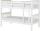 Neptune 3ft Bunk Bed In White Finish With Ladder 2 Man Delivery