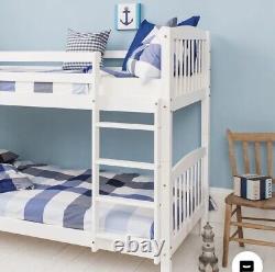 Noa And Nani Brighton Bunk Bed With 2 Single Beds, White