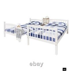 Noa And Nani Brighton Bunk Bed With 2 Single Beds, White