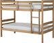 Panama 3ft Bunk Bed Frame In Natural Waxed Pine 90cm With Ladder