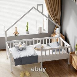 Pine Wooden Sleeper 1 Person Kids Tree House Bed Frame Children Slat Bunk Bed uk