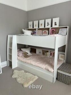 Tam Tam White And Wood Bunk Bed