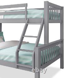 Triple Bunk Beds 3ft Single Bed Frame Wooden Double Bunk Bed For Kids Children
