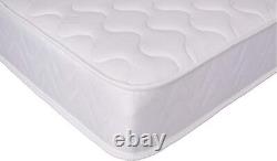 Triple Wooden Bunk Bed Premium Grey White Pine Memory Foam Sprung Flex Mattress