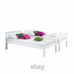 Wooden Bunk Bed, Atlantis Children's Bed Single 3 Size and 4 Mattress Options