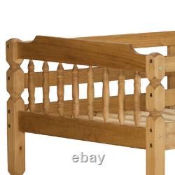 Lit superposé en bois, lit pour enfants en pin colonial avec 2 tailles et 4 options de matelas
