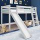 Lits Superposés Triples 3ft Lits Simples Cabines Pour Enfants Cadre De Lit Avec Escaliers
